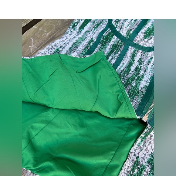 NWT MICAS strapless corset with zipper in the front/ Size XL / Emerald Green - Picture 3 of 6